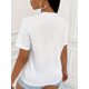 thumbnail image 2 of Heart Print Crew Neck T-Shirt Casual Short Sleeve Top for Spring & Summer Women's Clothing tee, 2 of 7