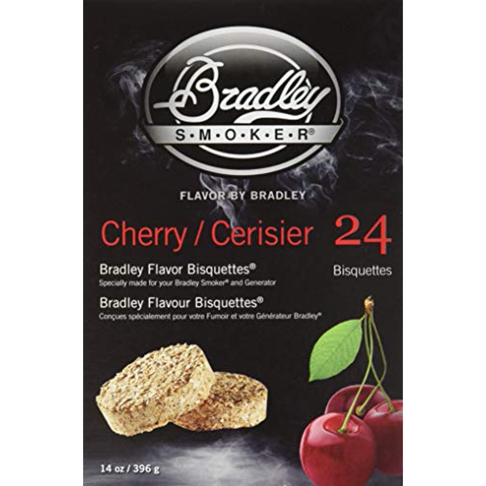 Bradley Smoker 106690 Cherry Bisquettes Smoker, 24Pack