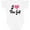 AA-White, variant on Inktastic I Love Disc Golf Boys or Girls Baby Bodysuit