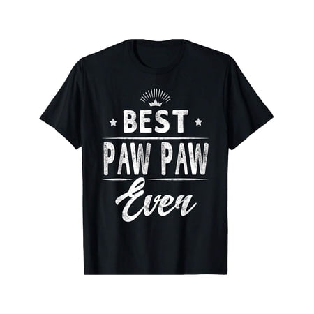 Men's Best Paw Paw Ever Vintage Graphic Short Sleeve T-Shirt