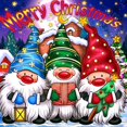thumbnail image 3 of Pintura de diamante 5D DIY Taladro redondo completo Papá Noel Decoración del hogar Arte Artesanía FLhrweasw Nuevo, 3 of 9