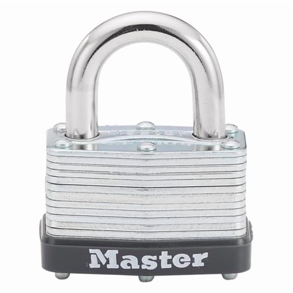 Warded Padlock Master Lock 500KABRK de acero laminado, paquete de 12