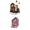thumbnail image 1 of 2 estatuas de casa iluminadas en miniatura para decorar el escritorio de tu casa en vacaciones. EstiloD, 1 of 9