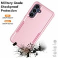 thumbnail image 7 of Galaxy S25 FE 5G Case,Sturdy Phone Case for Samsung S25 FE 5G 2025 6.7 inch,Njjex Shockproof Protection Heavy Duty Armor Hard Plastic & Rubber Rugged Bumper 2-in-1 Case Cover-Pink, 7 of 7
