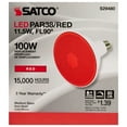 thumbnail image 6 of 11.5 Watt PAR38 LED - Red - 90 degree Beam Angle - Medium base - 120 Volt -  6 Pack, 6 of 8