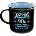 thumbnail image 6 of Pavilion Gift Company - Legends Were Born In The 90s - Ceramic 13-ounce Campfire Mug, Double Sided Coffee Cup, Funny Birthday Gift For Women or Men, 1 Count (Pack of 1), 3.75” x 5” x 3.5”, Black/Blue, 6 of 8