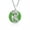 Light-Green, variant on Womens Asian Open Round Circle Disc Dragon Pendant Necklace Silver