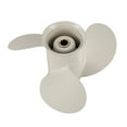 thumbnail image 5 of 9 1/4 X 9-J New Aluminum Alloy 3 Blade Outboard Propeller for 9.9-15Hp, 5 of 8