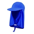 thumbnail image 2 of SPRING PARK Hat Summer Sun Outdoor Protection Cap Wide Fishing Neck Face Cover Flap, 2 of 7
