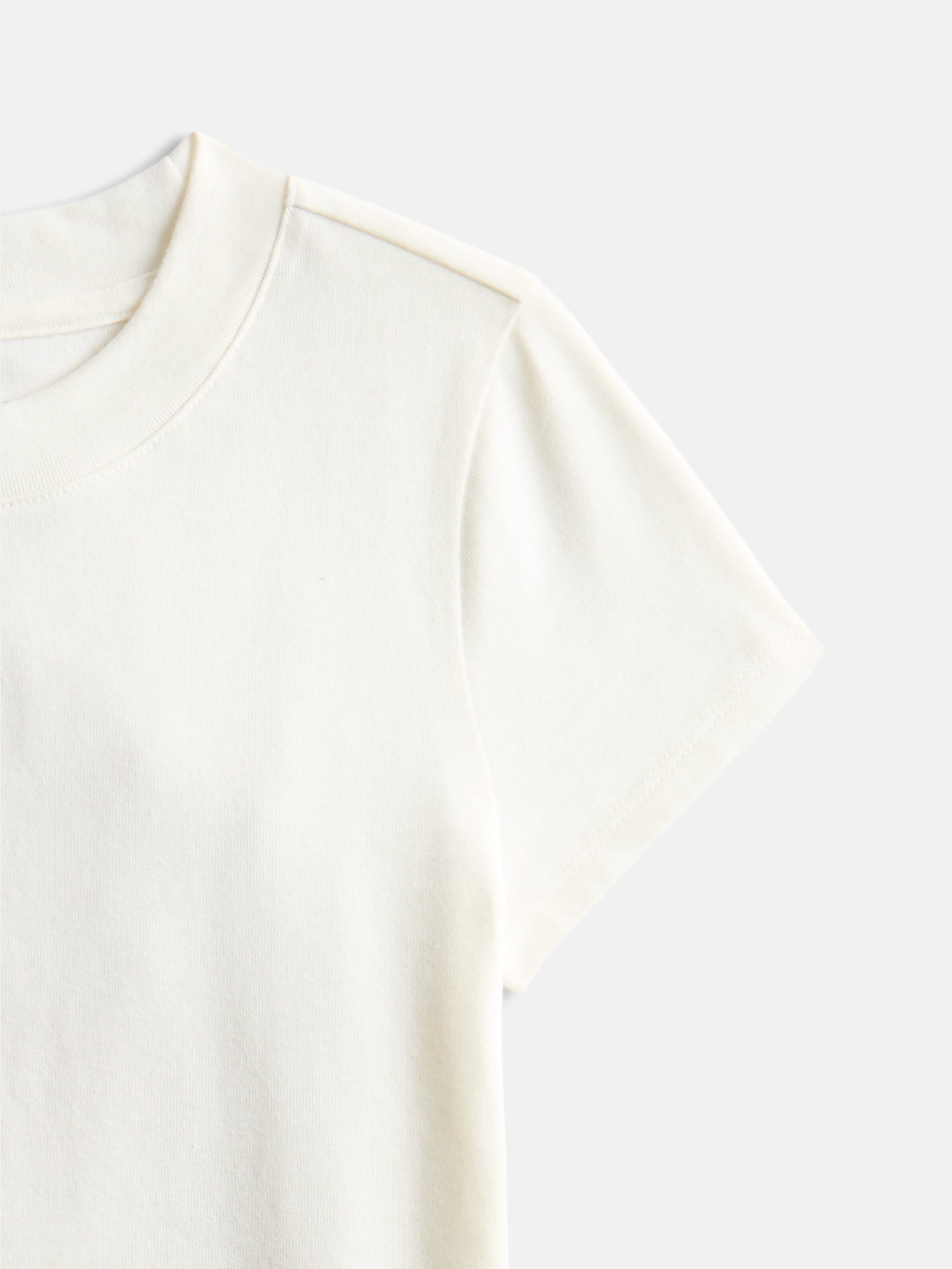 Wonder Nation Girls' Embroidered Icon Tee with Short Sleeves, Sizes 4-18 & Plus