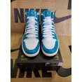 thumbnail image 3 of Ni-k-e Air Jordan 1 Mid Aquatone Celestial Gold White DQ8426-400 Men's Size 11, 3 of 6