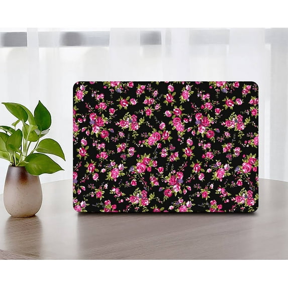 KSK KAISHEK Only Compatible MacBook Pro 14 inchs Case 2021 - 2023 Release Model A2779/A2442, Plastic Hard Shell Cover + Black Keyboard Cover, Flower 78