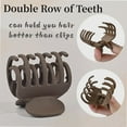 thumbnail image 2 of 8 Pcs Small Hair Clips Claw for Women Thin Hair Double Row Teeth Hair Claw Clips Matte Rectangle Clips for Thin Short Hair Accessories for Women and Girls, 2 of 4