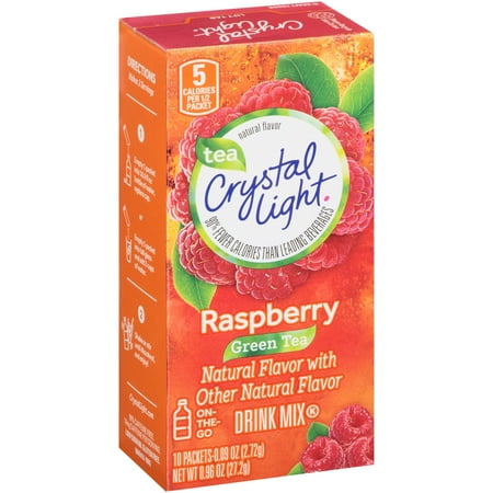 Crystal Light Drink Mix Raspberry Green Tea - 10 CT