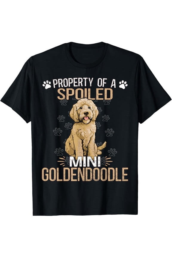 Mini Golden Doodle Property Of A Spoiled Mini T-Shirt