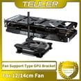 thumbnail image 2 of VC-3 Dual Pillar Graphics Video Card Bracket PC Case DIY Accessories Aluminum Alloy GPU Support Bracket For 12/14cm Fan VC-3 B, 2 of 6