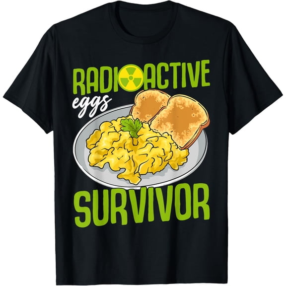 Exquisite and comfortable-Funny Gastroparesis Awareness Month Support Radioactive Eggs T-Shirt