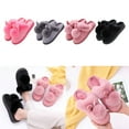 thumbnail image 5 of Long Ears Single Ball Men and Women Couples Winter Warm Wooden Floor Thickening Indoor Warm Slippers Cotton Slippers, 5 of 17