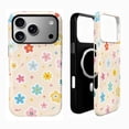 thumbnail image 1 of SKLYDDI Étui Esthétique Rose à Motif Floral pour iPhone 16 Plus, Compatible avec MagSafe, 1 of 7