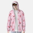 thumbnail image 3 of Haiem Floral Strawberr UPF 50+ Fishing Shirts for Men Long Sleeve UV Sun Protection Hoodie Non-Mask Outdoor Hiking Shirts, 3 of 8
