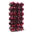 thumbnail image 1 of Billuyoard 36 piezas interior pared techo Navidad adorno hogar Hotel apartamento árbol colgante vacaciones Festival decoración ornamento Kits de decoración para fiestas Vino rojo, 1 of 6