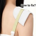 thumbnail image 4 of Detachable & Sew-Free Shoulder Pads for Blazers, White, 1 Pair - Shoulder – Instantly Improve and Enhance Clothing. Made of Soft Sponge Material Non and Removable Reusable and Requ Makeup Organizers, 4 of 9