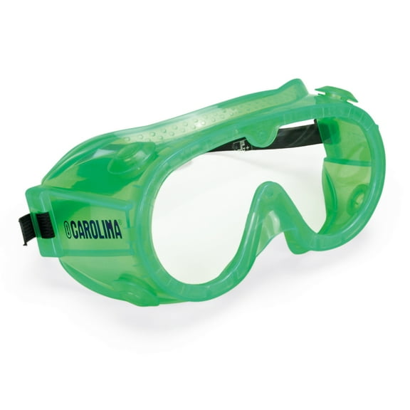 Safety Goggles, Large, Green, Value Pack Of 10