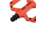 thumbnail image 7 of Motoforti 1Pair Mountain Bike Pedals Non-Slip Bike Pedals Platform Bicycle Flat Pedals 9/16" Orange, 7 of 7