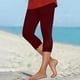 thumbnail image 1 of MKLEKYY Vestido deportivo para mujer, pantalones casuales con ribete de encaje, capris para el hogar, ocio, primavera y verano, pantalones cómodos y elegantes., 1 of 4