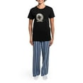 thumbnail image 4 of CafePress - Bodhrandrum092610 Pajamas - Women's Short Sleeve Print T-Shirt and Pants Dark Cotton Pajama Set, 4 of 7