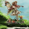 thumbnail image 6 of Fuebueo Garden Fairy Statues Yard Decor Angel Sculpture Realistic Figurine Decor, Antique Resin Craft Home Table Decorations Lawn Yard Art Porch Patio Housewarming Garden, 6 of 9