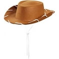 Bedwina Brown Felt Cowboy Hats for Kids Western Themed Cowboy Costume