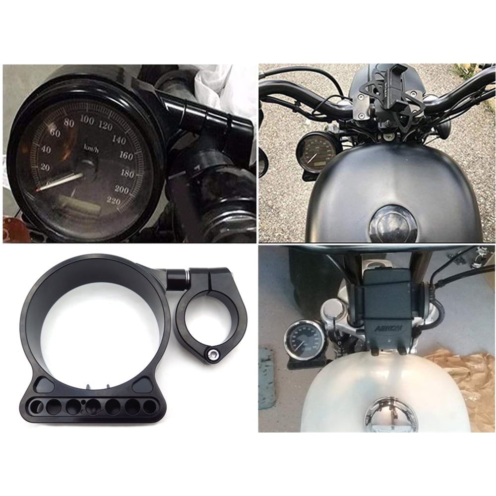 HTTMT Black 39mm/16" Side Mount Speedo Relocation Bracket Compatible