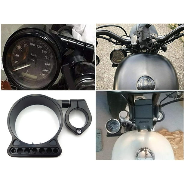 HTTMT Black 39mm/16" Side Mount Speedo Relocation Bracket Compatible
