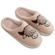 thumbnail image 1 of Zapatillas de invierno Zapatillas de dormitorio transpirables Zapatillas de vaca antideslizantes Acogedoras mujeres hombres, 1 of 9