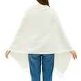 thumbnail image 5 of Alpine Swiss Womens Shawl Evening Wrap Pashmina Large Scarf Fringe Cape Poncho, 5 of 7