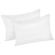 thumbnail image 1 of Bewildely 2 uds funda de almohada poliéster satén funda de almohada ropa de cama funda de almohada para dormir Juegos de cama blanco 51*66cm Bewildely HA003643-04, 1 of 1