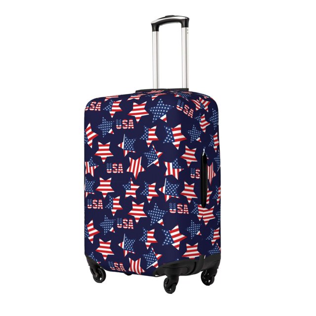 Fotbe American Stars Funda Protectora para Equipaje, Antirrayones y Resistente a la Suciedad, Compatible con Maletas de 18 a 32 Pulgadas-Medium