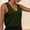 Blackish Green, variant on Stretchy Breathable Sleeveless Camisoles for Ladies Removable Pads Adjustable Thin Straps Light Shirts for Workout Shopping Trip Home Shelf Bra Tank Tops (Hot Pink,L)