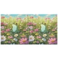 thumbnail image 2 of Haosy 2 Pack Hardcover 3 Ring Binder 1.5 Inch Ring Decorative Binder Organizer for Home School Office, Cartoon Frog Sit in Meadow Of Flower, 2 of 10