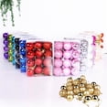 thumbnail image 6 of Zvmxot 24Pcs Christmas Balls Ornament, 1.18 Inch Christmas Decorations, Green, Set Bright Matte Powde Hanging Balls, Plastic Electroplated Christmas GIft Pendant Decor, 6 of 7