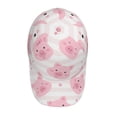 thumbnail image 4 of Disketp Cartoon Pig Print Baseball Caps For Outdoor Sports Fashion Casual Outdoor Caps Men Women, 4 of 8