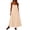 Beige, variant on Women's Square Neck Spaghetti Strap Loose Flowy Maxi Casual Dresses for Women Daily Minimalist Airy All-Day Effortless Comfort Wear