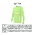 thumbnail image 5 of Zfeel Hi Vis Safety Long Sleeve T-Shirt for Men, UPF 50 UV Protection, Neon Green, Pack of 4, 3XL, 5 of 5