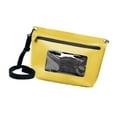 thumbnail image 4 of Bolsita de teléfono impermeable bolso seco bolso de cuerpo cruzado liviano ajuste de la piscina de cordones para viajes al aire libre buceo nadando Amarillo, 4 of 8