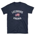 thumbnail image 1 of Leesburg Virginia Patriot Men's Cotton T-Shirt, 1 of 1