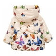 thumbnail image 6 of Baby Girls Winter Autumn Warm Butterfly Little Kids Toddler Thickened Jacket Coat 12 Size/3 Years-4 Years, 6 of 6