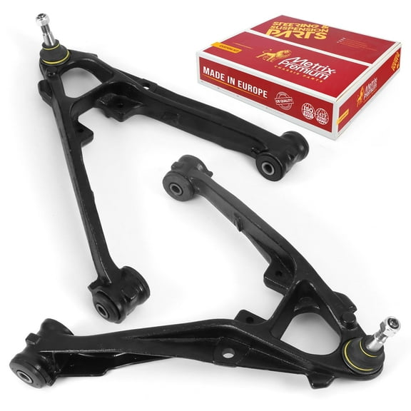 Metrix Premium Chassis Parts - Front Left & Right Lower Control Arm w Ball Joint & Bushing Assembly Kit Fits 07-14 Cadillac Escalade, Chevrolet Silverado 1500, 07-08 GMC Sierra 1500 RK620888 RK620889