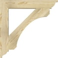thumbnail image 3 of Ekena Millwork 4"W x 28"D x 28"H Legacy Traditional Rough Sawn Bracket, Douglas Fir, 3 of 4