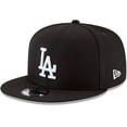 thumbnail image 1 of Gorra New Era MLB 9Fifty Los Angeles Dodgers, negro y blanco, 1 of 7